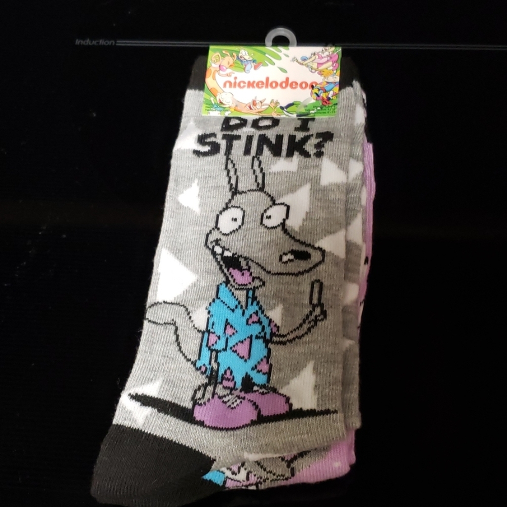 Nickelodeon Rocko's Modern Life Socks 2 Pairs
